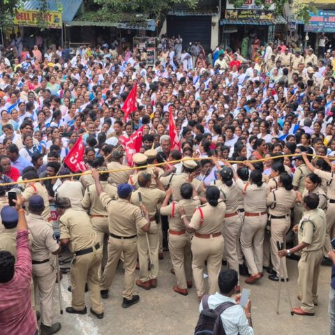 भाजपा सरकार के ख़िलाफ़ देशव्यापी ‘भारत छोड़ो’ संघर्ष में लाखों मज़दूर-किसानों ने लिया हिस्सा